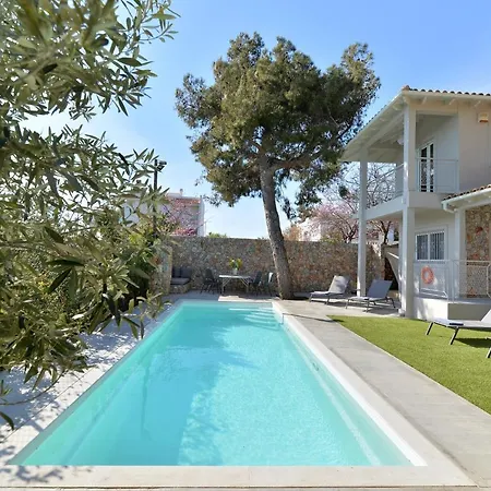 Lagonisi Luxurious Residence Ruby'S Pool Villa Exterior foto
